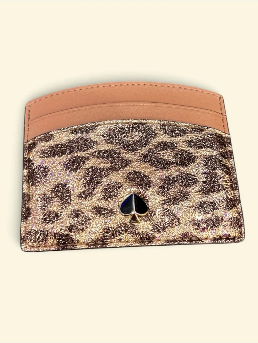 kate spade glitter leopard